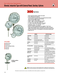 Thumbnail of document Data Sheet - 300 Series Industrial Type w/External Reset